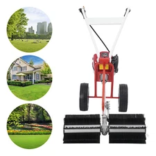 Lawn Brush Sweeper, Lawn Sweeper, Hand Push Sweeper