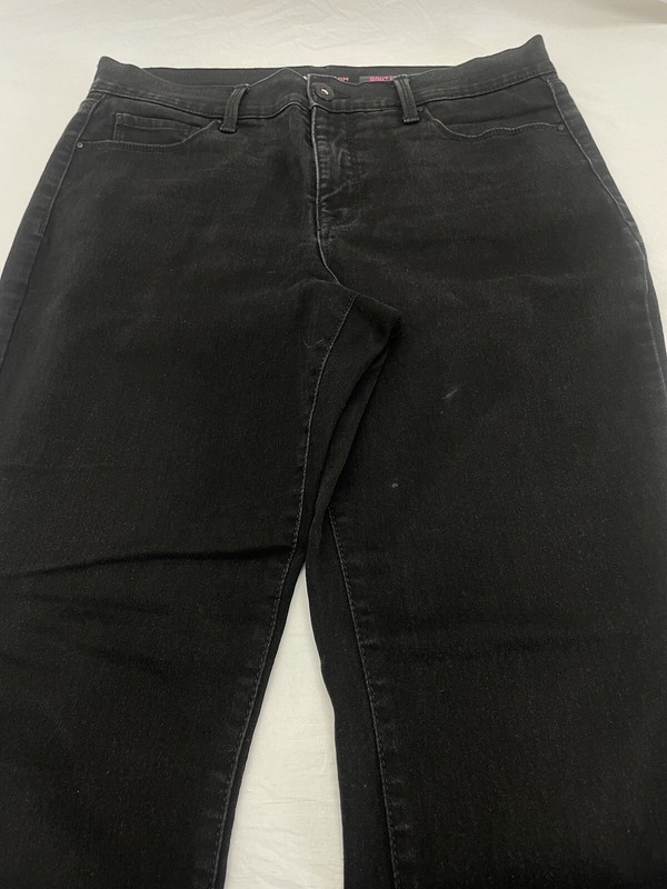 Style&Co. denim Women pants, size 12 Black bootleg stretch jeans