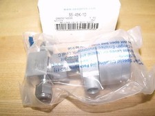 Swagelok SS-4BK-1D Compression Tube Fitting Bellows Valve 1/4" Tubing