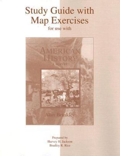 American History: A Survey : Volume I: To 1877 by Alan Brinkley (2002 ...