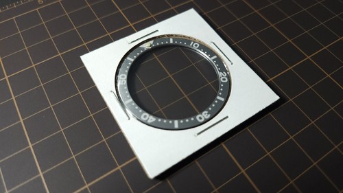 Seiko Mod, silver Skx homage bezel insert for Skx007 and other Seiko watches - Picture 1 of 1