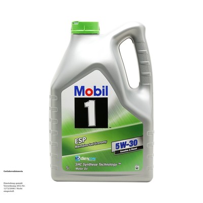MOBIL 1 MOTORÖL ESP FORMULA 5W-30 MOTORENÖL MOTOR OIL SCHMIERÖL 5L 149011