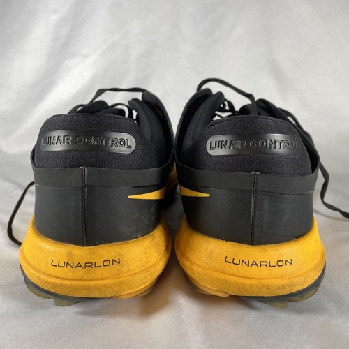 Nike Lunar Control Vapor Golf Shoes Men’s Size 13 Yellow Black Volt 849971-004 - Picture 3 of 9