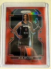 K149,079 - 2022 Panini Prizm WNBA Prizms Red #128 A'ja Wilson #/199