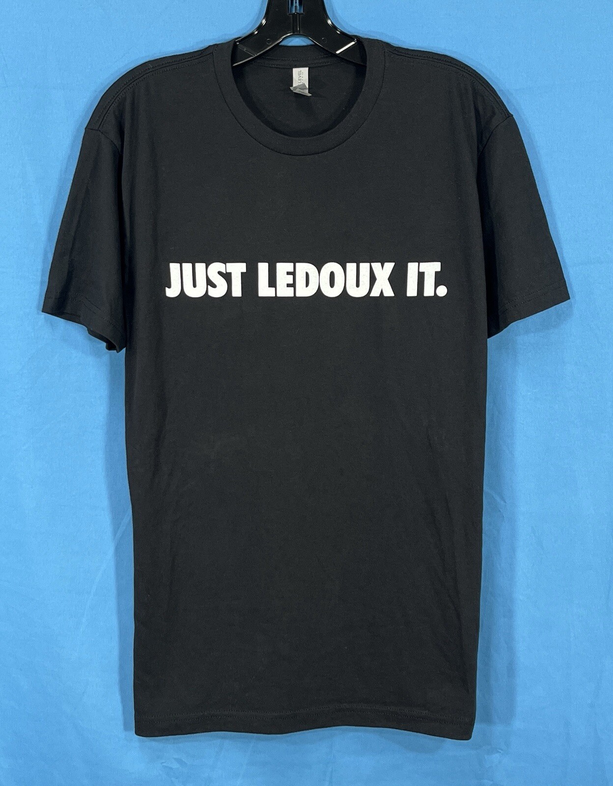 NEXT LEVEL Black Jersey Knit Just Ledoux Bull Rider Rodeo Tee M