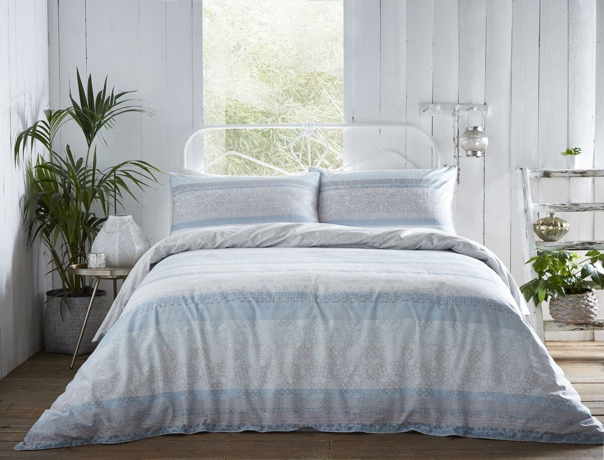 Appletree Lamina Blue Superking Duvet Set
