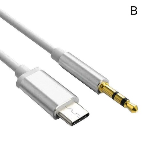 Type-C USB-C to 3.5mm Male Audio Jack AUX Cables Adaptor Stereo For B6U3 H1G8 - Zdjęcie 8 z 10