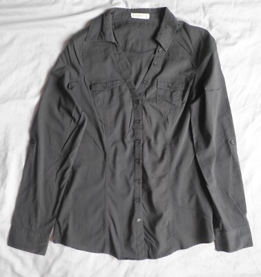 Chemisier femme gris anthracite JENNYFER Taille M (38)