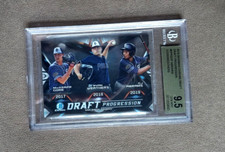2019 Bowman Chrome San Diego Padres Draft Progression DPR-SDP BGS 9.5 Gem Mint