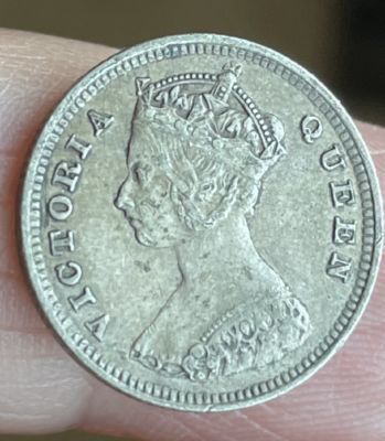 HONG KONG 1893 TEN CENTS--AU/UNC | eBay