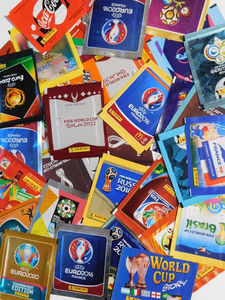 Panini FIFA World Cup, UEFA EURO, Bundesliga etc. Sticker Pakete zum auswählen
