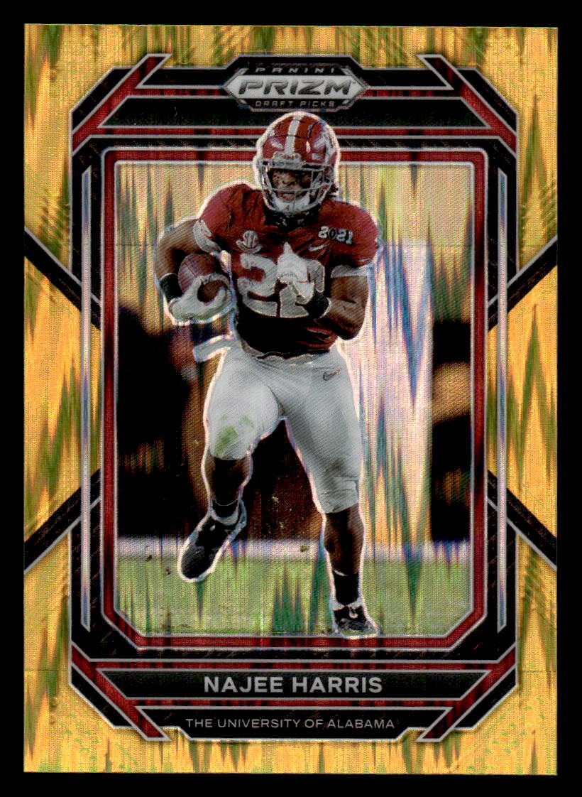 2023 Panini Prizm Draft Picks #79 Najee Harris Prizms Gold Flash #/49