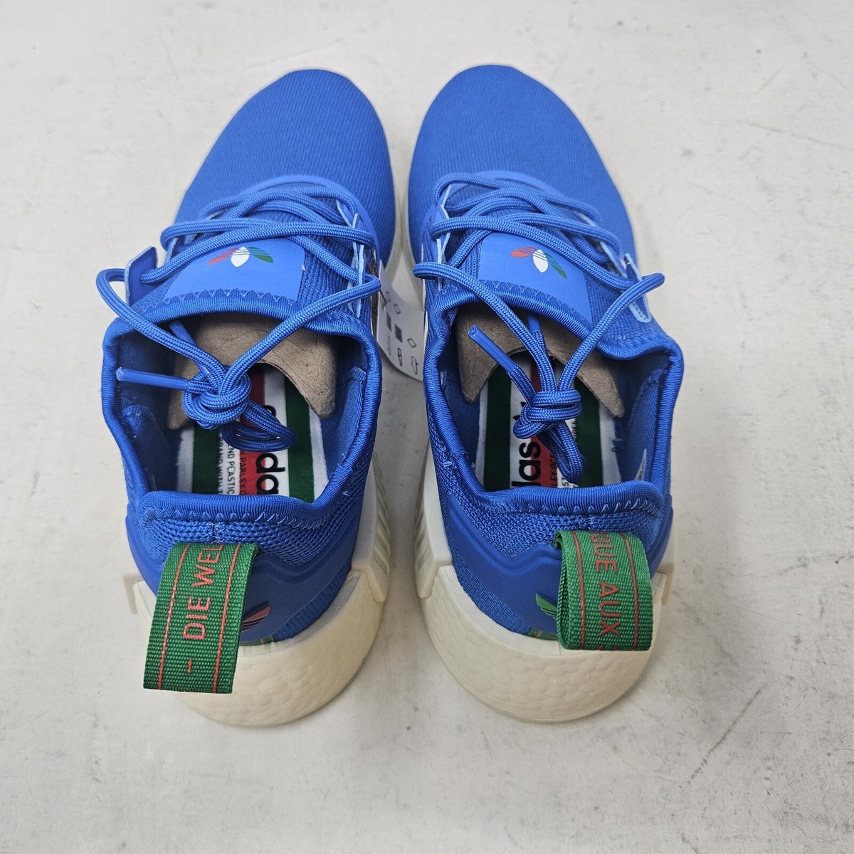 Men's Adidas NMD_R1 Boost Athletic Shoe 'Italy' / Blue White Men's Adidas NMD_R1 Boost Athletic Shoe 'Italy' / Blue White