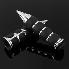 1" 25mm Motorcycle Handle Bar Hand Grips End For Honda Yamaha Harley Road Glide