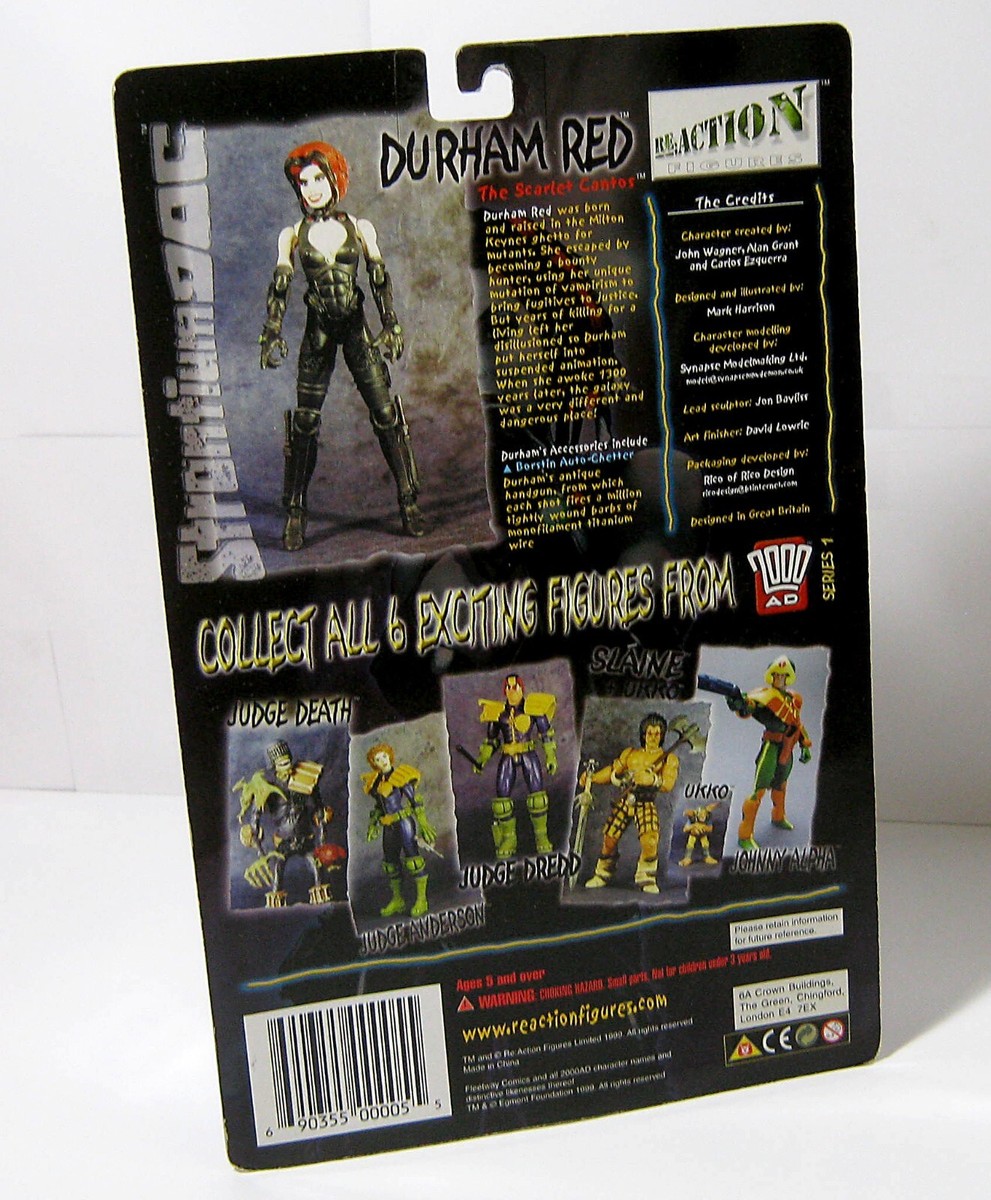 Vintage 1999 2000 AD Durham Red Action Figure NIP | eBay