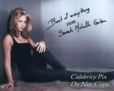 Seventh Sister Sarah Michelle Gellar サイン Sarah Michelle Gellar Signed Star Wars 11x14 Photo Topps Coa