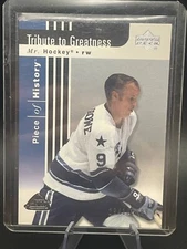 2002-03 UD Piece of History Gordie Howe Tribute to Greatness #113 #/2999 Aeros
