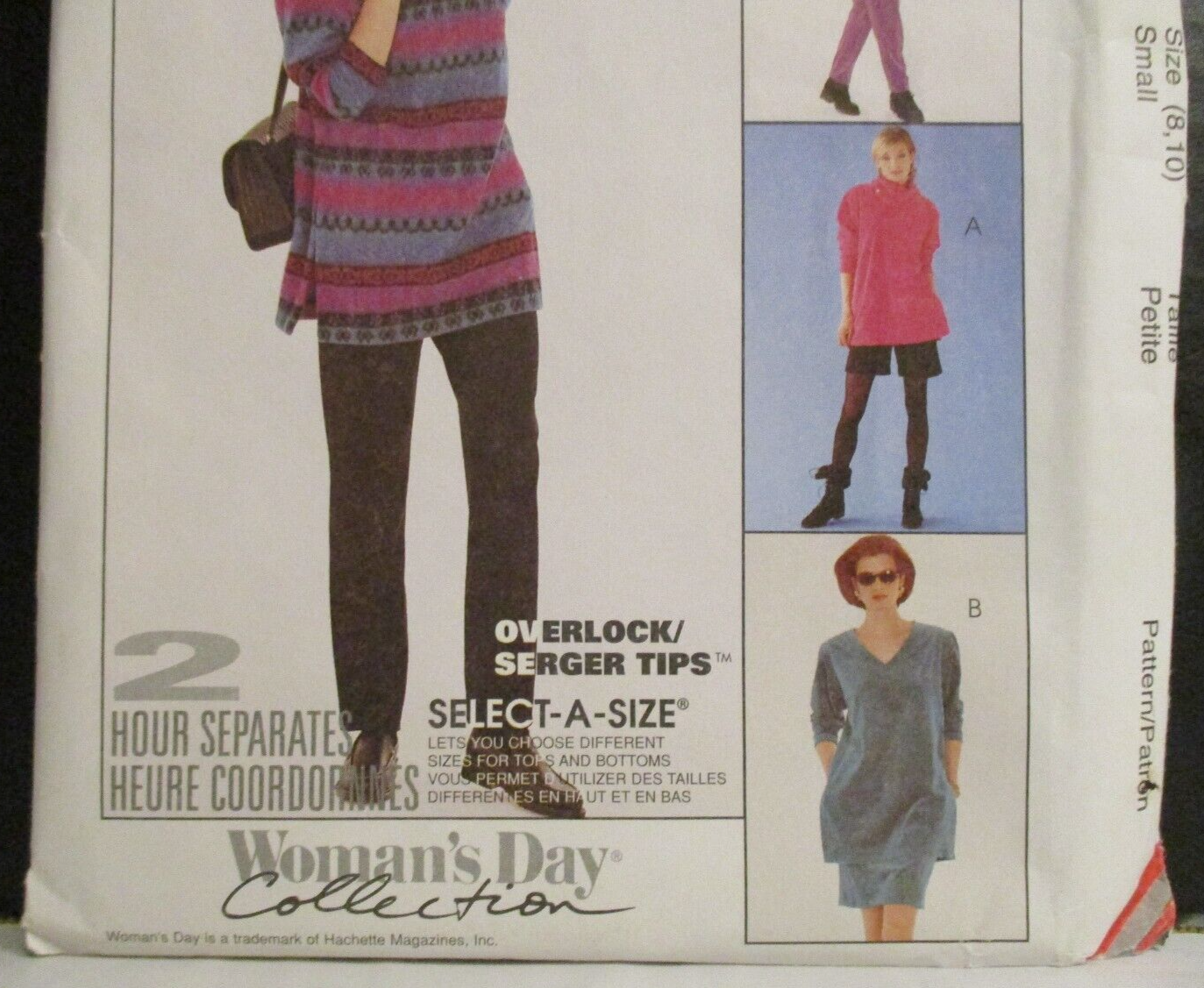McCall's Pattern 7876 Misses Top pants Shorts Skirt Size Small (8-10 ...