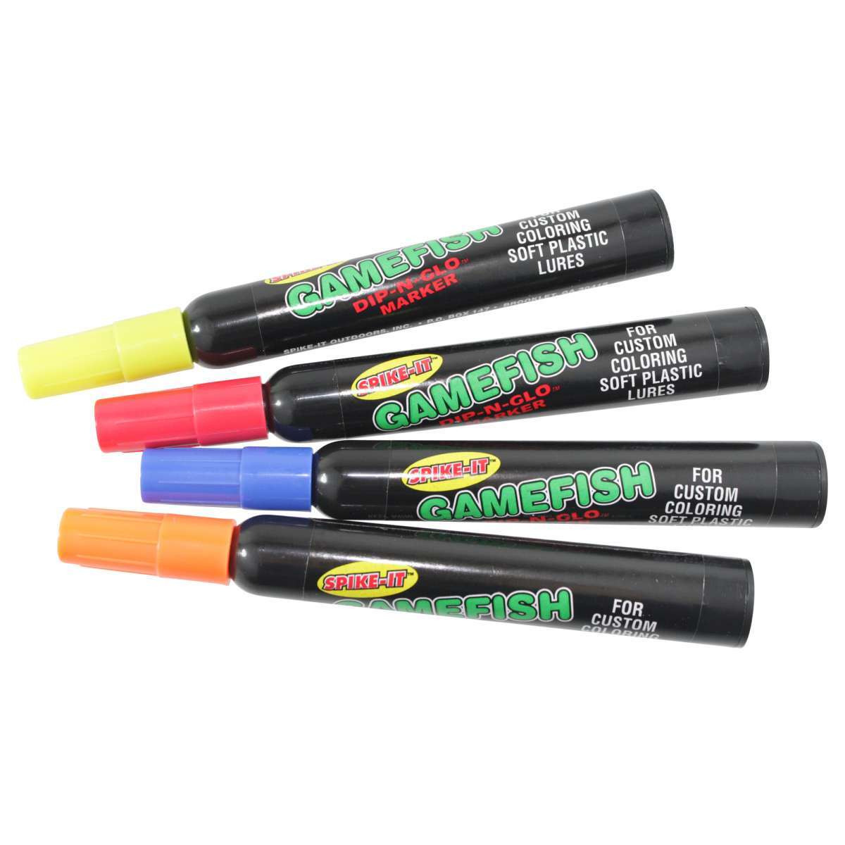 Spike It Marker Set Gamefish 4pk Chart-Red-Orange-Blue 4 Markers