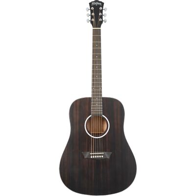 Washburn DFED Deep Forest Ebony Dreadnought Acoustic Guitar, Striped Ebony