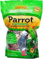 Premium Seed Mix For Parrots 64Oz Triple Cleaned Natural Ingredients Nutritious