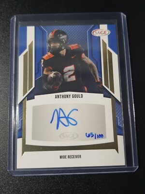 Anthony Gould - Sage 2024 - Colts, Oregon State Beavers - Auto - Gold - /100