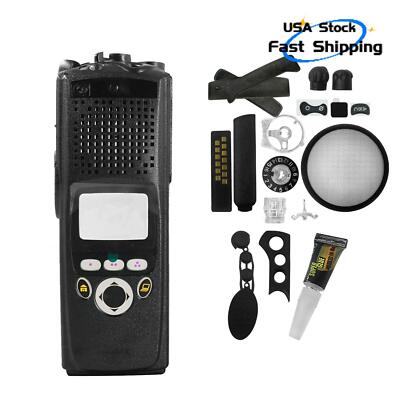 Black Front Housing Case for XTS5000 M2 Limited-keypad Radio No Copper sheet