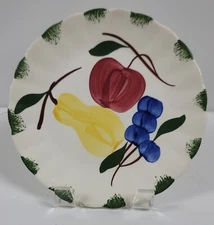 Blue Ridge Southern Potteries ~ Bountiful ~ 7.25" Salad Plate ~Pear Grapes Apple