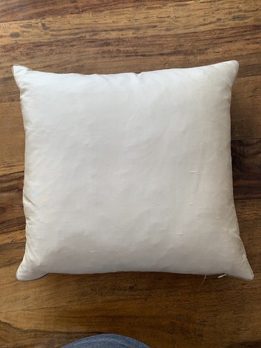 Decorator/Accent Pillows 16x16-Cream/Taupe, Set of 2 - Picture 6 of 7