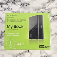 NEW - Western Digital My Book Essential Edition 1 TB USB 2.0 External Hard Drive
