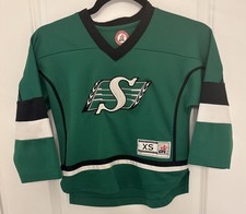 Jersey CFL Reebok Green Size Youth XS Football Saskatchewan Rider Licensed