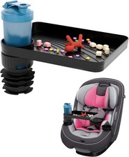 SEVEN SPARTA Car Seat Tray for Kids Toddler Travel with Soft Rubber Base, Rotata