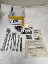 Approx 35 Pc Armstrong Ratchet Sockets Fti Tooling Drill Bits Lot-37