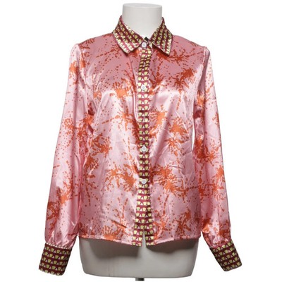 OrderPlus, Bluse, Größe: M, Pink/Mehrfarbig, Print, Damen #UE6
