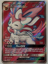 Pokémon Card Sylveon GX Full Art Holo 140/145 Guardians Rising on eBay