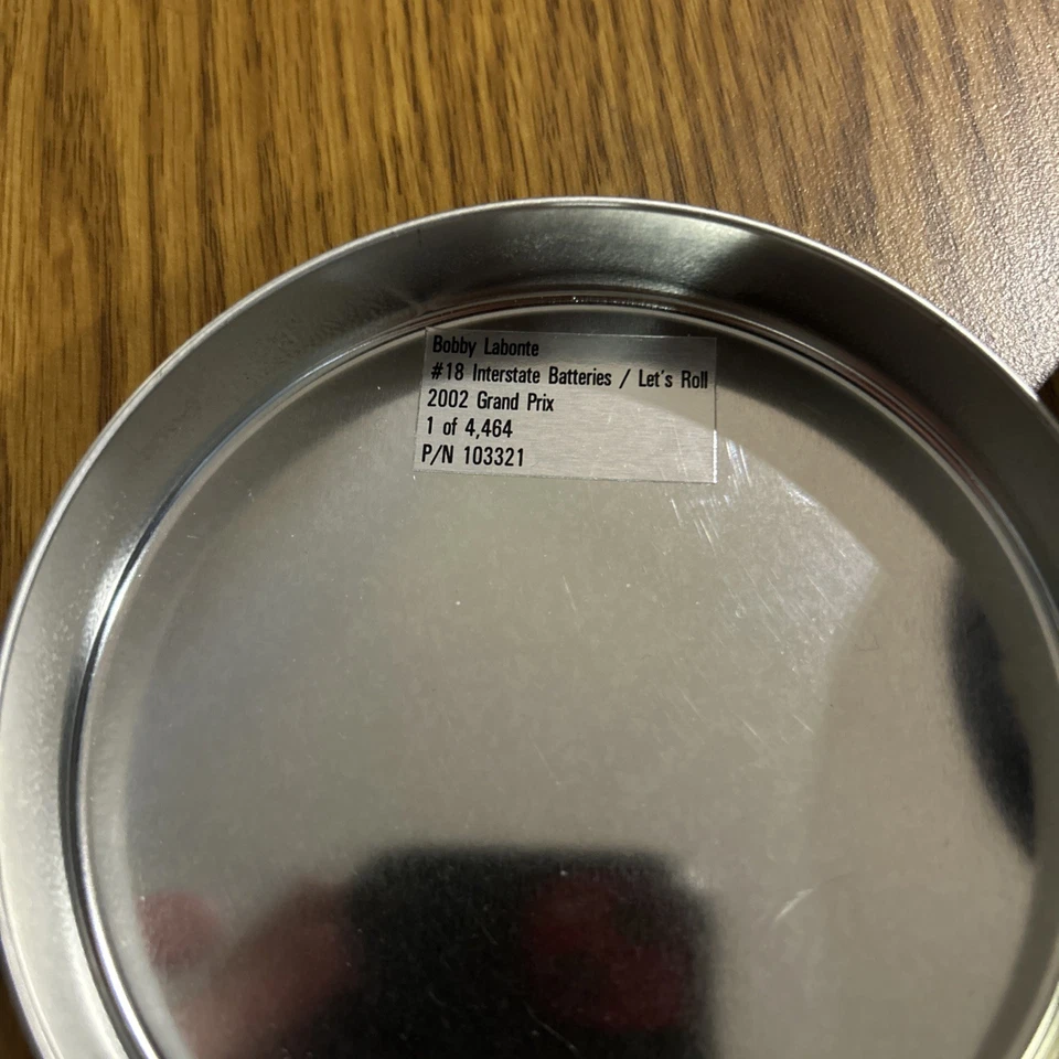 Bobby Labonte 1/64 2002 #18 Interstate Batteries/Let's Roll w/Collector Tin - Image 4 of 4