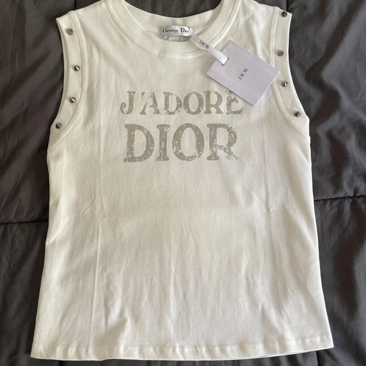 レア美品Christian Dior J'ADORE DIOR タンクトップ S Christian Dior クリスチャン ディオール BOUTIQUE タンクトップ J