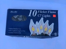 Flicker Flame C7 Lights Christmas Lights Vintage Look