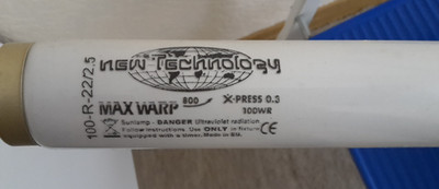 10x Max Warp 800 X-Press Plus 100WR  Leuchtstoffröhren f. Sonnenbank