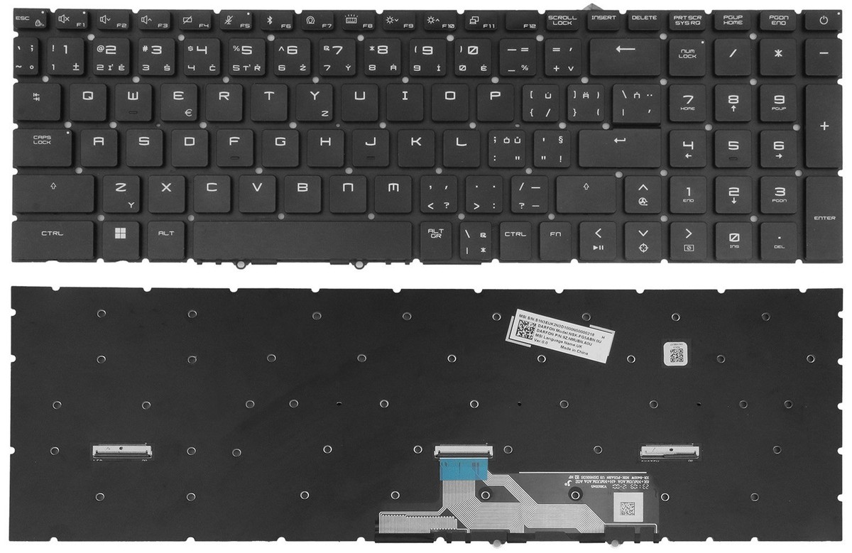 Original CZECH Mechanical Keyboard MSI TITAN 18 HX AI A2XWJG