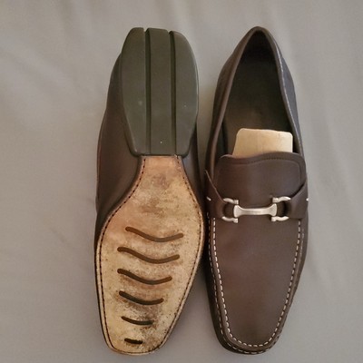Salvatore Ferragamo Mens MAGNIFICO Gancini Bit Dress Shoes 