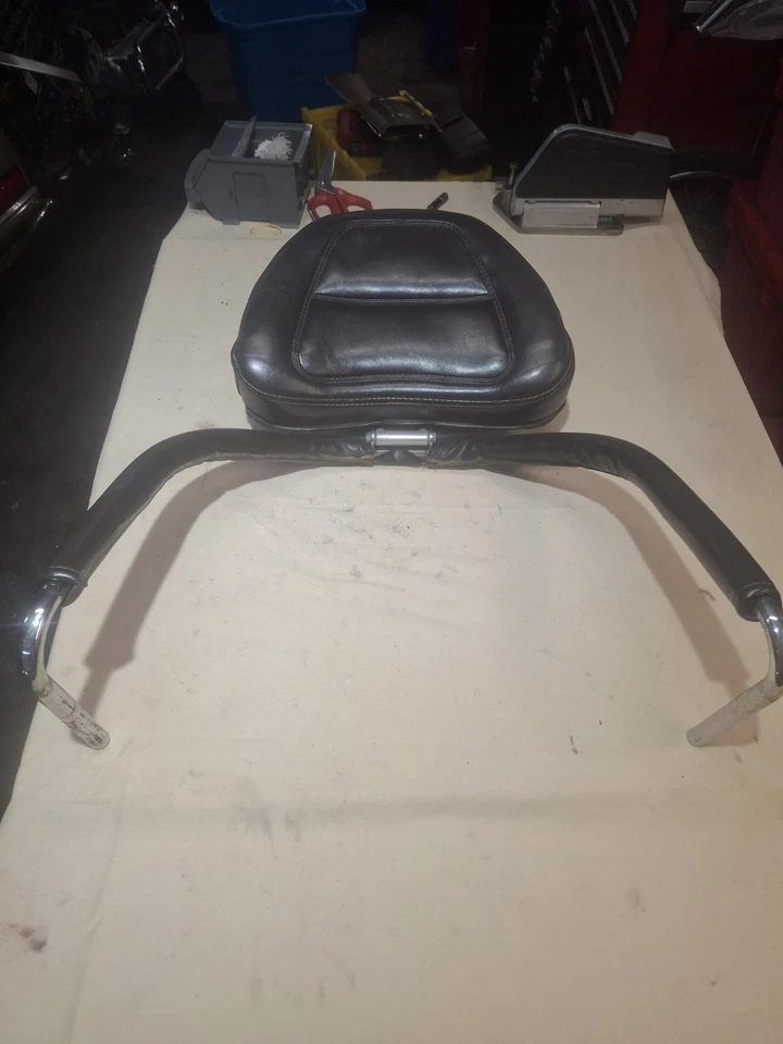 88-00 Honda GL1500 Goldwing respaldo asiento delantero marrón conductor Sissy Bar Markland Foto 2 de 4