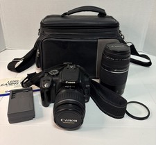 Canon Rebel XT DS126071 EOS Digital Camera, 18-55mm  75-300mm Lens, Case, SD