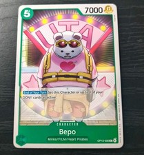 One Piece CCG Bepo Carrying On His Will C Card OP13-035 NM