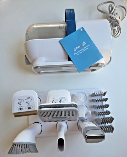 Oneisall 7 in 1 Professional Pet Grooming Kit with Vacuum Suction