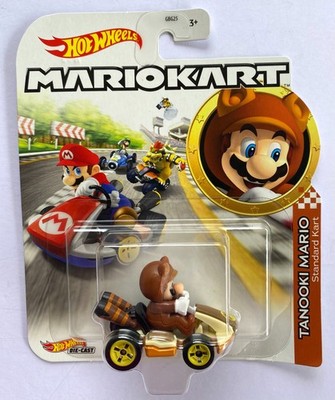 Hot Wheels Mario Kart Tanooki Mario Standard Kart