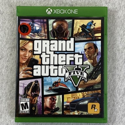 Grand Theft Auto V Xbox One Video Game Complete Map Manual Rockstar 2014 GTA 5