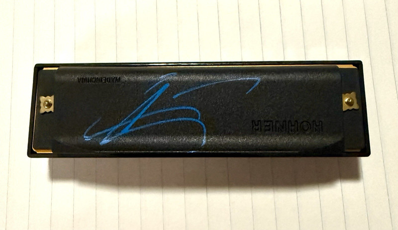 Cody Cannon signed harmonica “broken window serenade” Whiskey Myers 