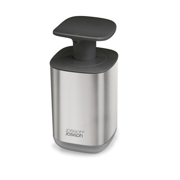 Joseph Joseph Presto Hygienischer Seifenspender Edelstahl/Grau Badaccessoires-image