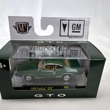 M2 Machines 164 1969 Pontiac Gto Wide Track Limited Edition Green Diecast Car M2 Machines 164 1969 Pontiac Gto Wide Track Limited Edition Green Diecast Car